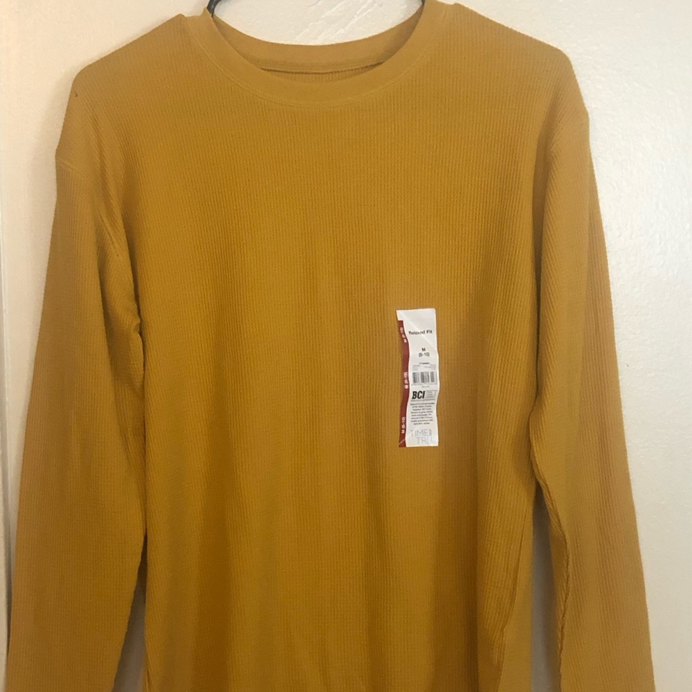 Medium Mustard Shirt by TIME AND TRU